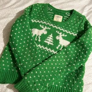 A&F vintage Christmas sweater